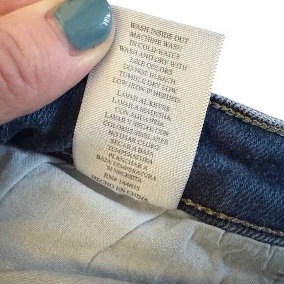 KanCan Mid Rise Ankle skinny Jeans Women's size 26 Button down Bodycon Grunge - Picture 6 of 13